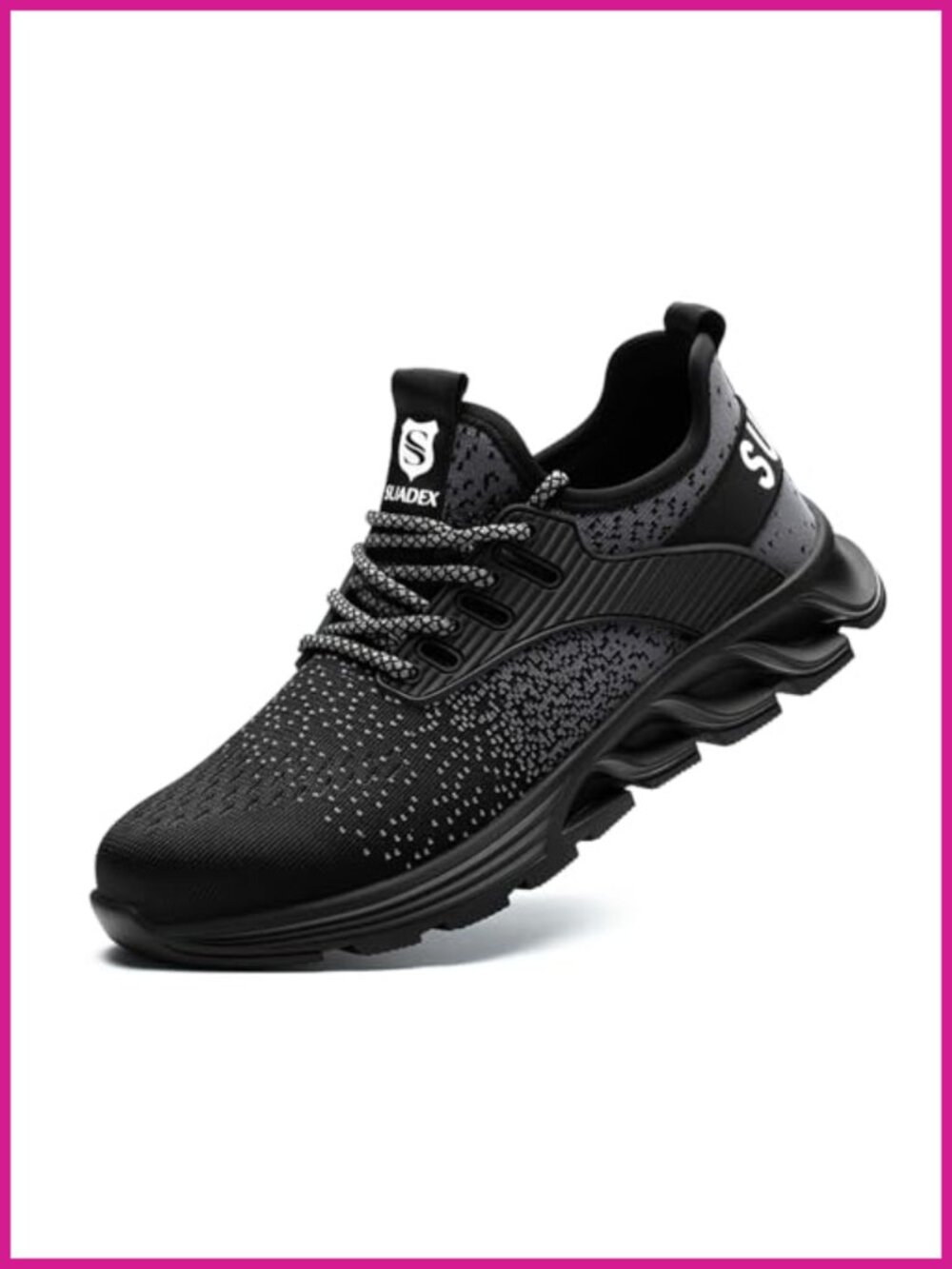 Steel Toe Work Safety Sneakers Lightweight Slip Resistant Puncture Resistant